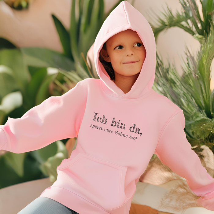 Kinder Premium Hoodie - Ich bin da - Mädchen