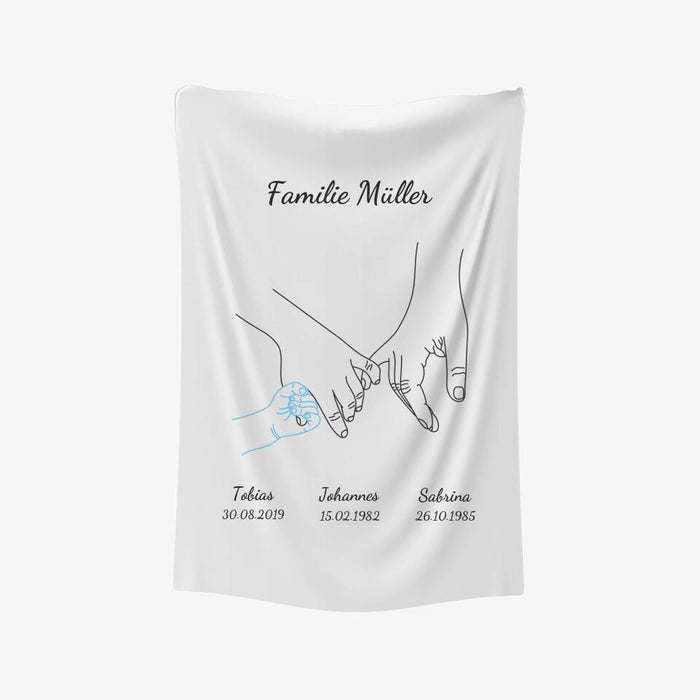 Premium Decke - Familie