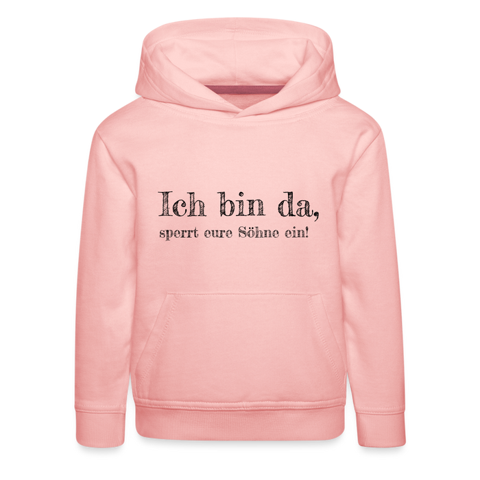 Kinder Premium Hoodie - Ich bin da - Mädchen - Kristallrosa