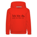 Kinder Premium Hoodie - Ich bin da - Mädchen - Rot