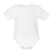 Baby Bio-Kurzarm-Body - Personalisierbar - weiß