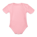 Baby Bio-Kurzarm-Body - Personalisierbar - Hellrosa