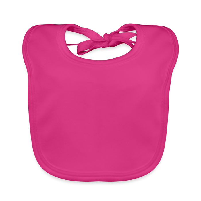 Baby Bio-Lätzchen - Personalisierbar - Fuchsia