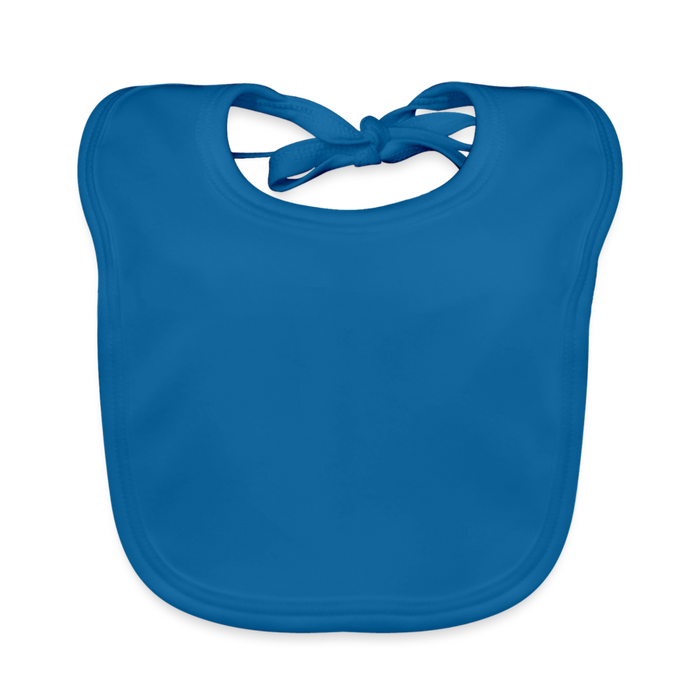 Baby Bio-Lätzchen - Personalisierbar - Pfauenblau