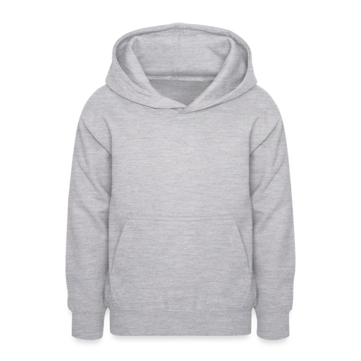 Teenager Hoodie - Personalisierbar - Hellgrau meliert