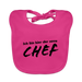 Baby Bio-Lätzchen - Chef - Fuchsia