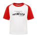Kinder Baseball T-Shirt - Tintenfisch - Weiß/Rot