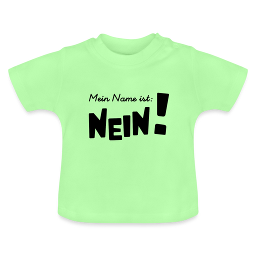 Baby T-Shirt - Nein - Mintgrün