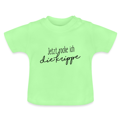 Baby T-Shirt - Krippe rocken - Mintgrün
