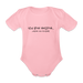 Baby Bio-Kurzarm-Body - Goldig - Hellrosa