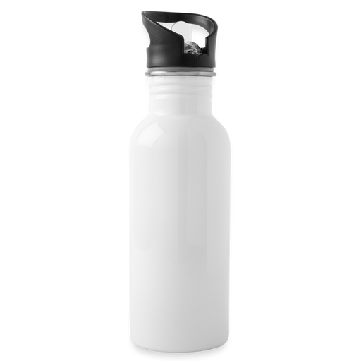 Trinkflasche - Personalisierbar - weiß
