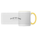 Panoramatasse - Mein Tee und ich - Weiß/Gelb