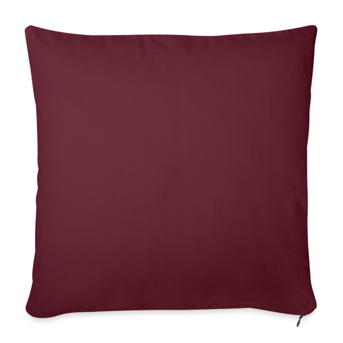 Sofakissen mit Füllung 44 x 44 cm - Personalisierbar - Burgunderrot