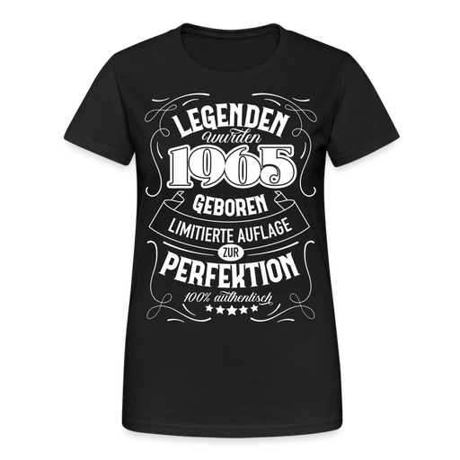 Frauen Gildan Heavy T-Shirt 1965 - Schwarz