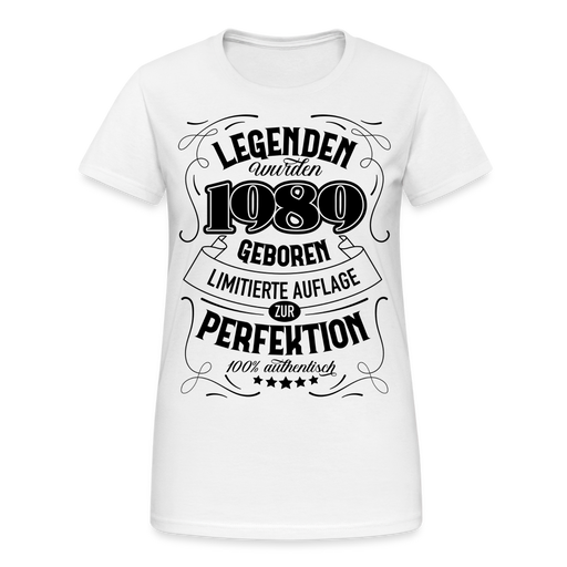 Frauen Gildan Heavy T-Shirt 1989 - weiß
