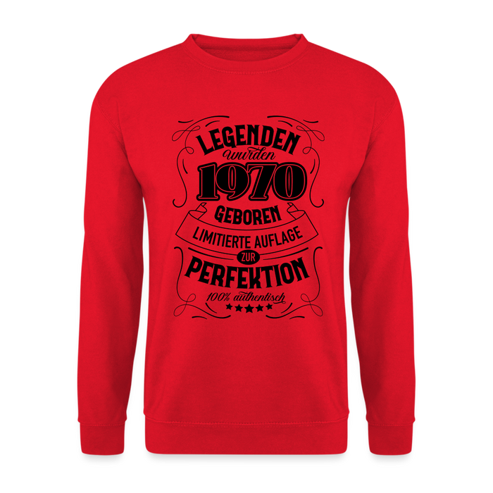 Unisex Pullover 1970 - Rot