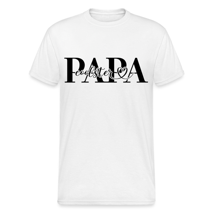 Coolster Papa Männer Gildan Heavy T-Shirt - weiß