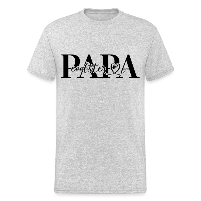 Coolster Papa Männer Gildan Heavy T-Shirt - Grau meliert