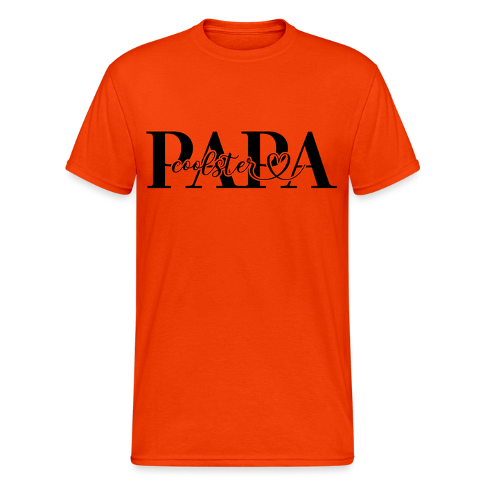 Coolster Papa Männer Gildan Heavy T-Shirt - kräftig Orange