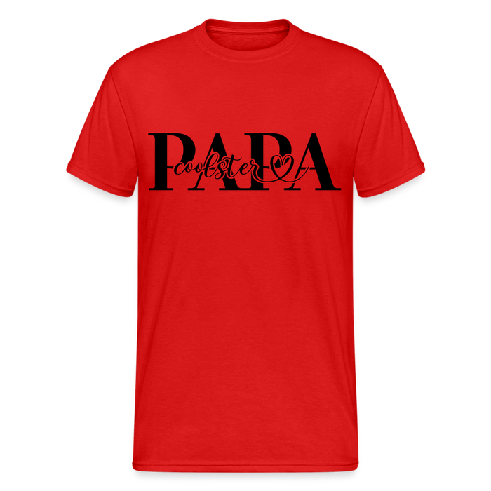 Coolster Papa Männer Gildan Heavy T-Shirt - Rot