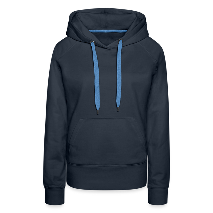 Frauenhoodie Personalisierbar - Navy