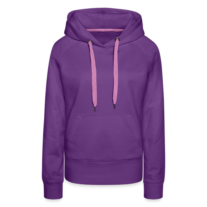 Frauenhoodie Personalisierbar - Purple