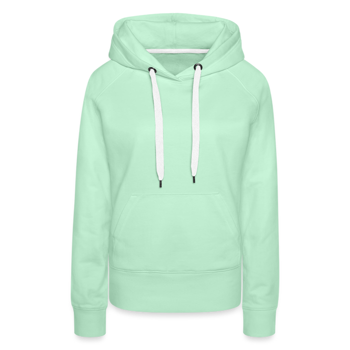 Frauenhoodie Personalisierbar - helles Mintgrün