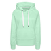 Frauenhoodie Personalisierbar - helles Mintgrün