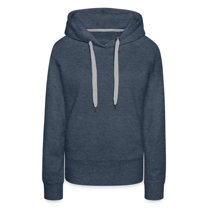 Frauenhoodie Personalisierbar - Jeansblau