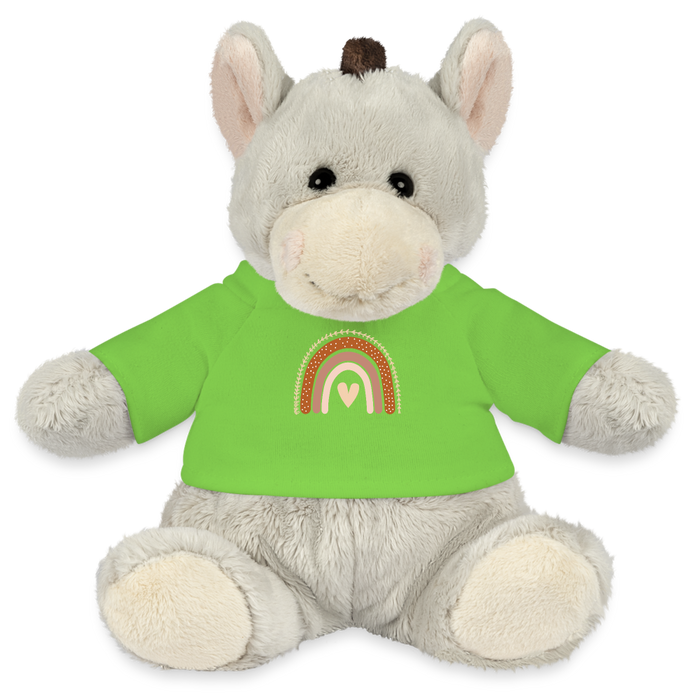MiniFeet® Esel Pelle Regenbogen Naturfarben - Hellgrün
