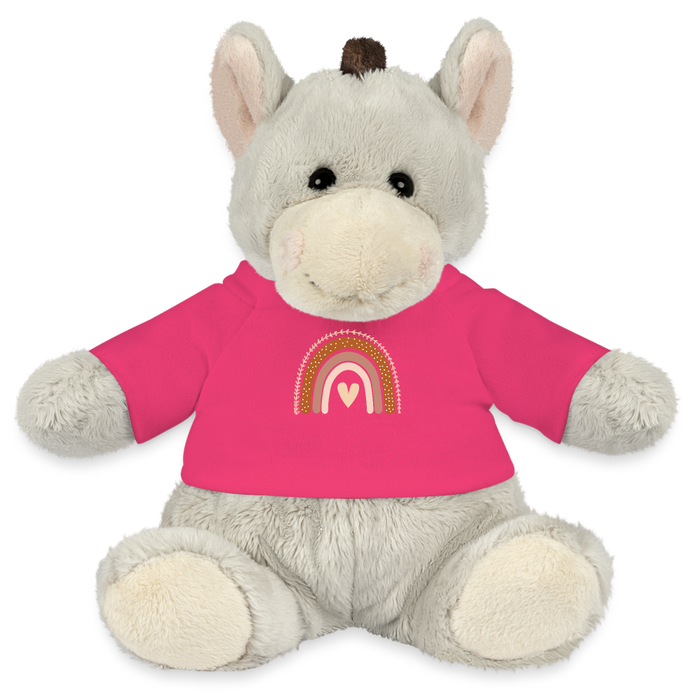 MiniFeet® Esel Pelle Regenbogen Naturfarben - Pink