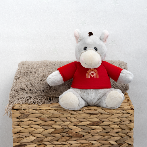 MiniFeet® Esel Pelle Regenbogen Naturfarben - Rot
