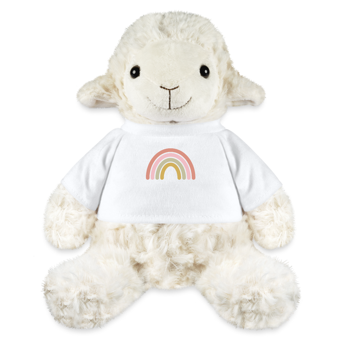 MiniFeet® Schaf Annika Regenbogen Pastell - Weiß