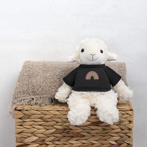 MiniFeet® Schaf Annika Regenbogen Pastell - Schwarz