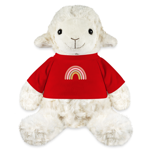 MiniFeet® Schaf Annika Regenbogen Pastell - Rot