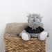 MiniFeet® Nashorn Svea Regenbogen Pastell - Schwarz
