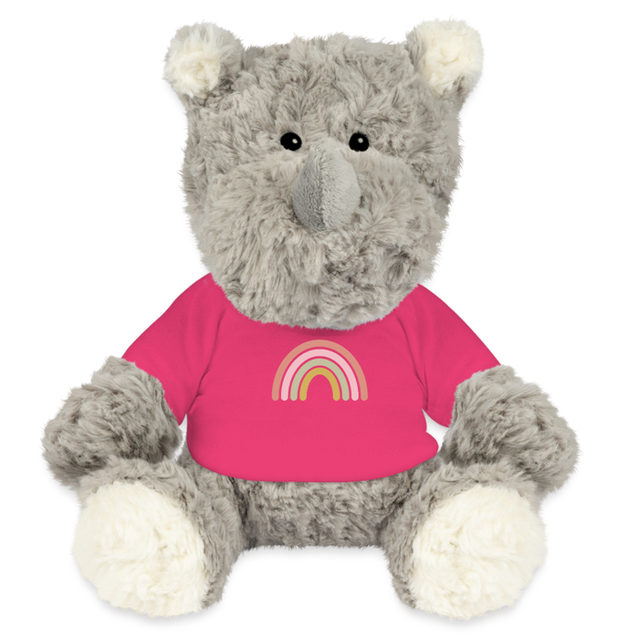 MiniFeet® Nashorn Svea Regenbogen Pastell - Pink