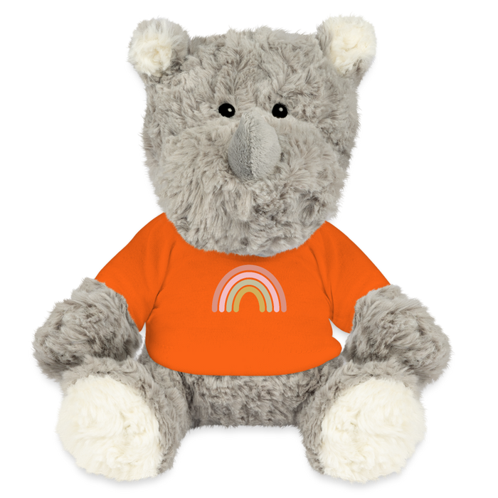 MiniFeet® Nashorn Svea Regenbogen Pastell - Goldorange