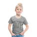 Kinder Heavy Cotton T-Shirt Schulkind Buchstaben bunt - Grau meliert
