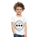 Kinder Heavy Cotton T-Shirt Schulkind 2024 mit drei Sternen - Weiß