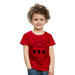 Kinder Heavy Cotton T-Shirt Schulkind 2024 mit drei Sternen - Rot