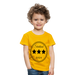 Kinder Heavy Cotton T-Shirt Schulkind 2024 mit drei Sternen - Sonnengelb