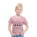 Kinder Heavy Cotton T-Shirt Schulkind 2024 mit drei Sternen - Hellrosa