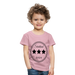 Kinder Heavy Cotton T-Shirt Schulkind 2024 mit drei Sternen - Hellrosa
