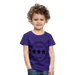 Kinder Heavy Cotton T-Shirt Schulkind 2024 mit drei Sternen - Lila