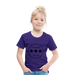 Kinder Heavy Cotton T-Shirt Schulkind 2024 mit drei Sternen - Lila