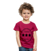 Kinder Heavy Cotton T-Shirt Schulkind 2024 mit drei Sternen - dunkles Pink