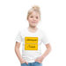 Kinder Heavy Cotton T-Shirt Schulkind 2024 mit drei Sternen - Weiß
