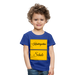 Kinder Heavy Cotton T-Shirt Schulkind 2024 mit drei Sternen - Königsblau