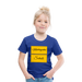 Kinder Heavy Cotton T-Shirt Schulkind 2024 mit drei Sternen - Königsblau